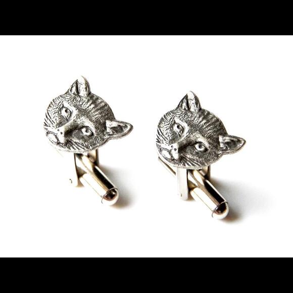 Cat Cufflinks - Picture 2 of 4